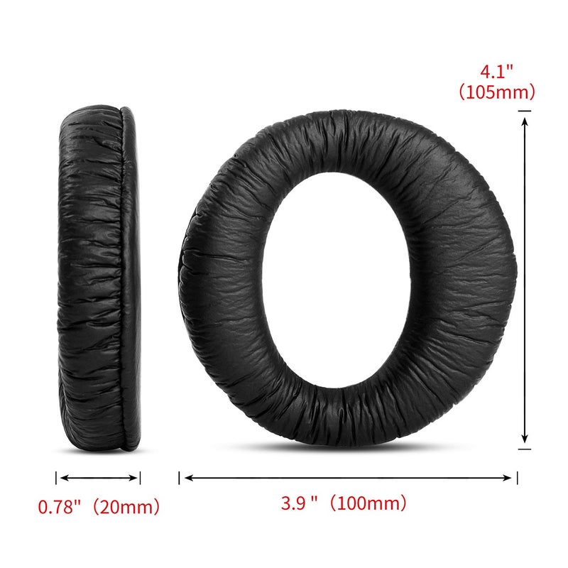 YDYBZB وسادات أذن YDYBZB MDR-RF985RK متوافقة مع سماعات سوني MDR-RF985R RF985R RF985RK بديل وسادات الأذن وسائد رغوية غطاء وسادة أكواب قطع غيار سوداء - Image 3
